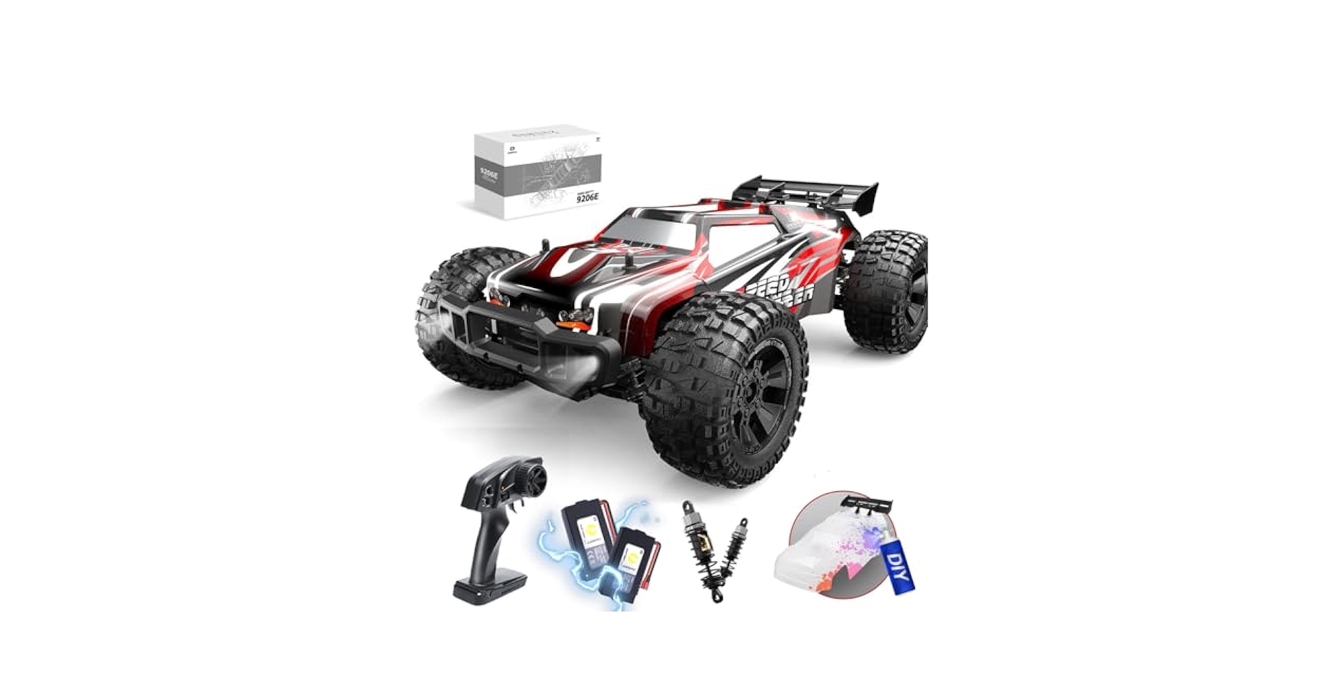 Amazon.com: DEERC 9206E DIY Extra Shell 1:10 Scale Large RC